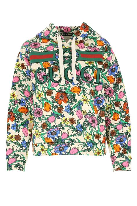 gucci floral print hoodie|grey designer hoodie women's.